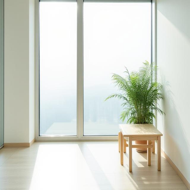 クリーンで透明感のあるオフィス環境